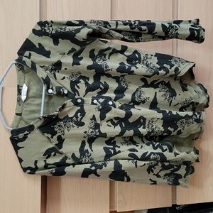 Lucky cotton jersey top